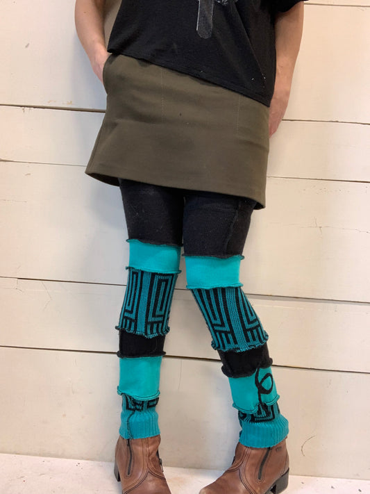L’indispensable noir et turquoise avec motif art deco