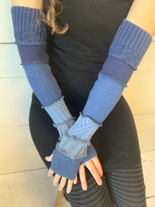 Manche teintes de bleu