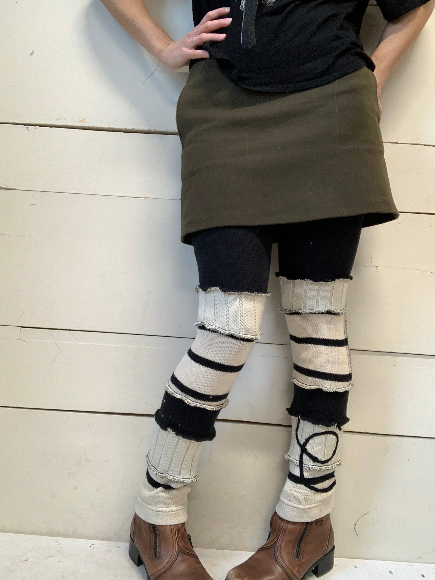 L’indispensable rayures beige et noir