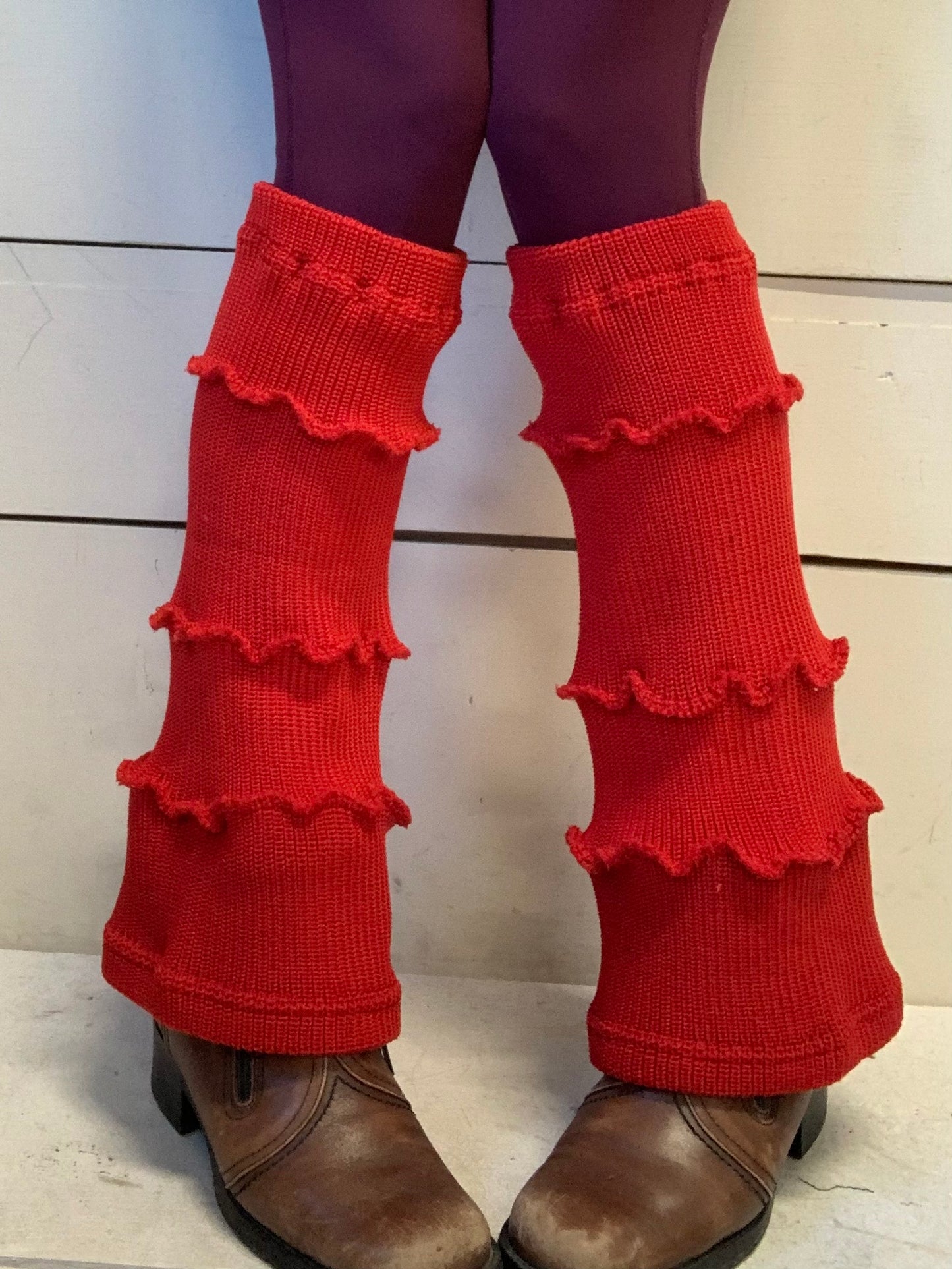 Jambière courte rouge