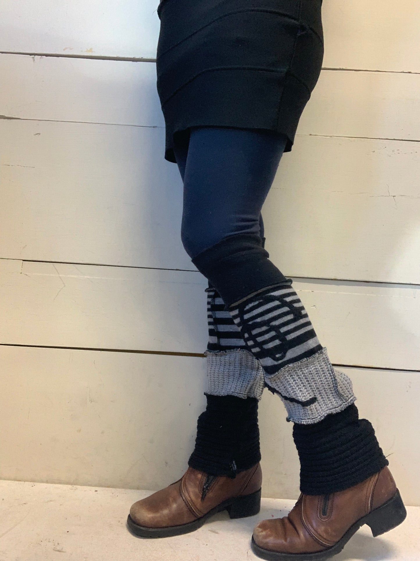 Jambière courte noir lignée ❤️