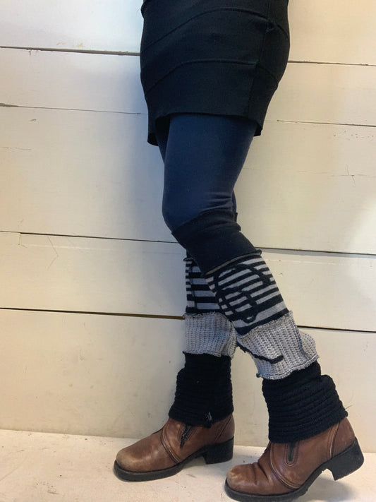 Jambière courte noir lignée ❤️