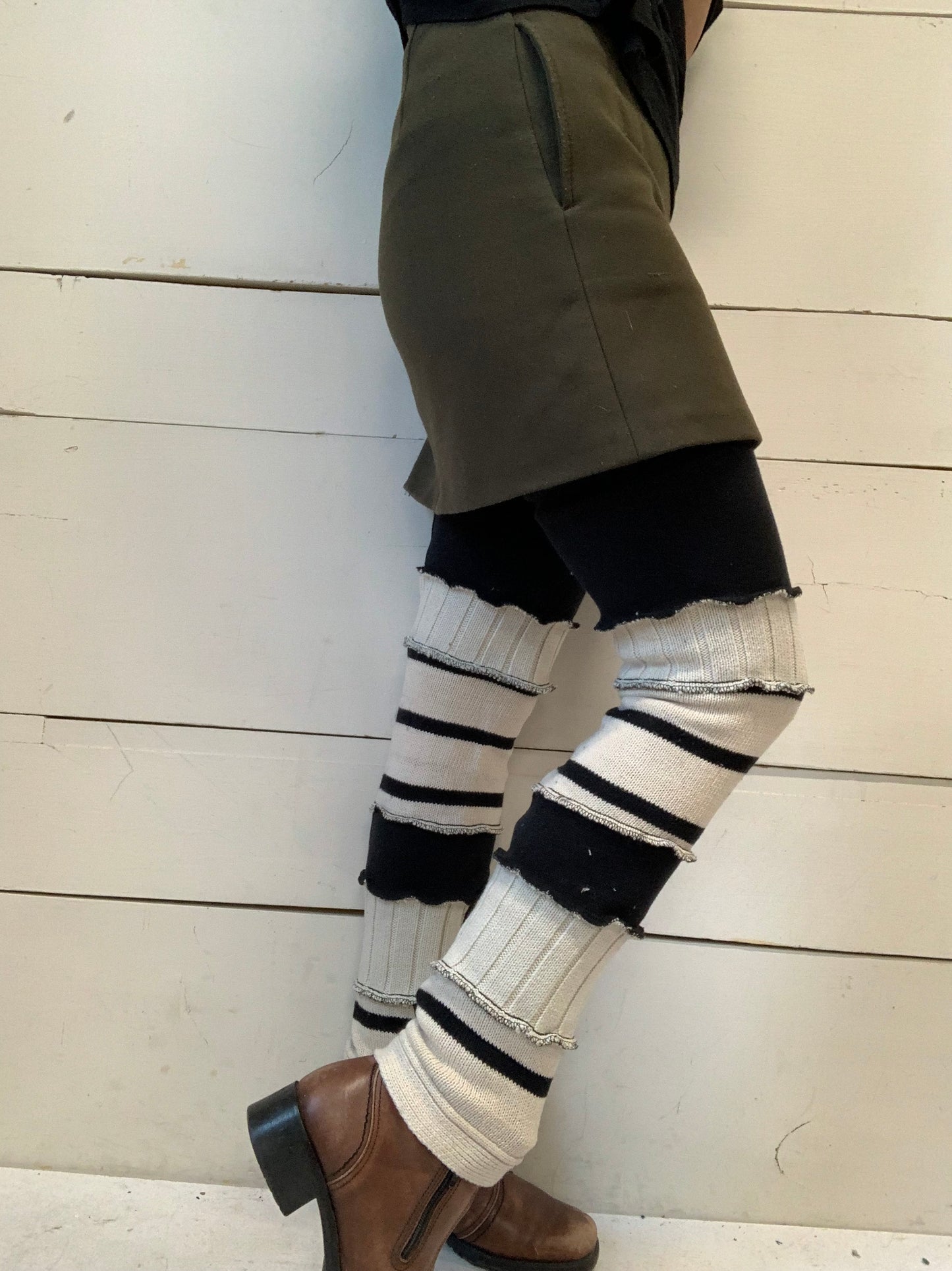 L’indispensable rayures beige et noir