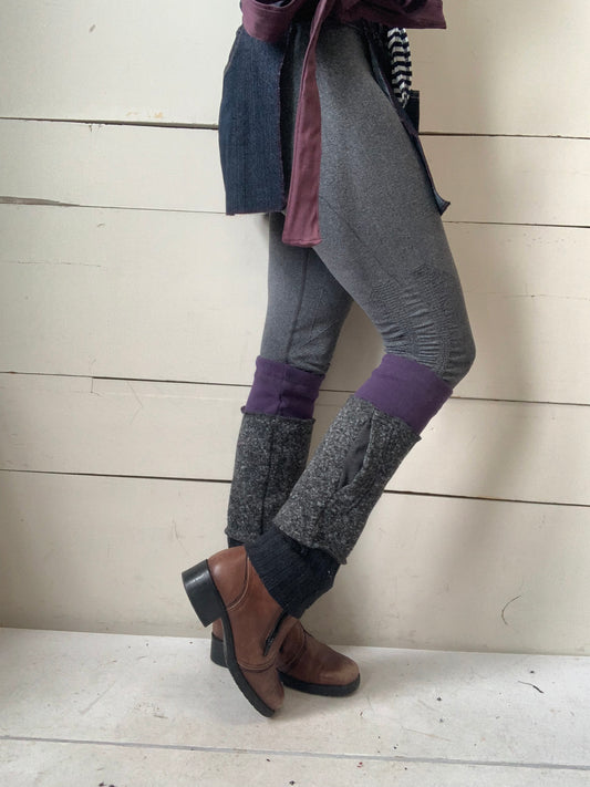 Jambière courte mauve et poches