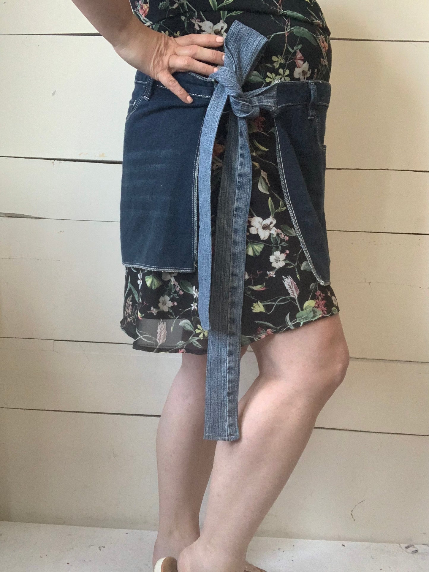 TABLIER JEANS FONCÉ