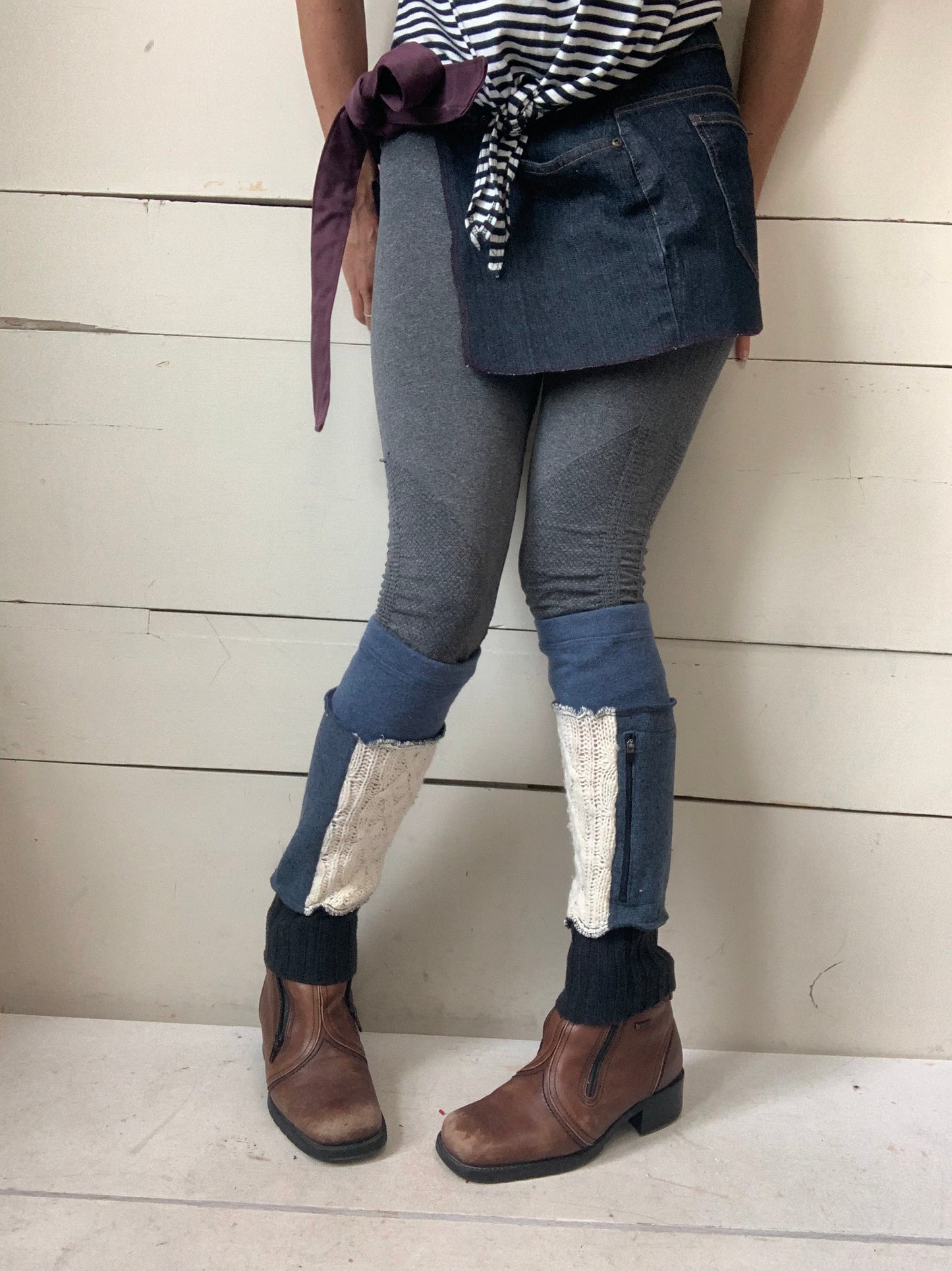 Les belles blanches short leggings