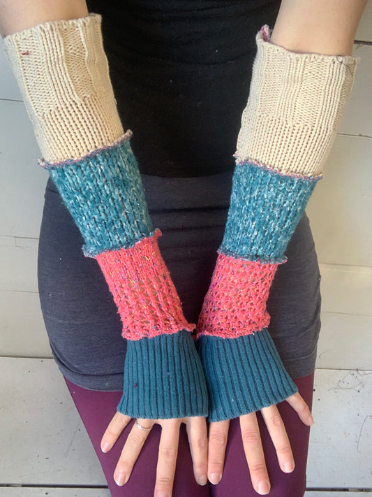 Poignet turquoise et rose