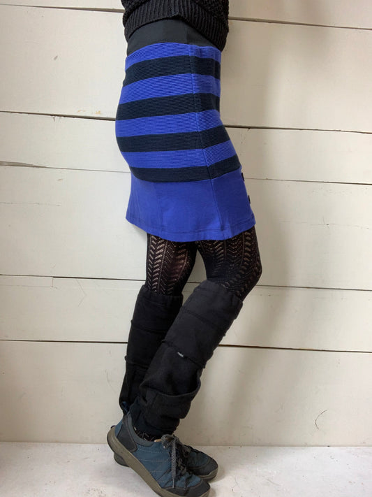 BLEU ÉLECTR-IQUE ET NOIR (M/L)