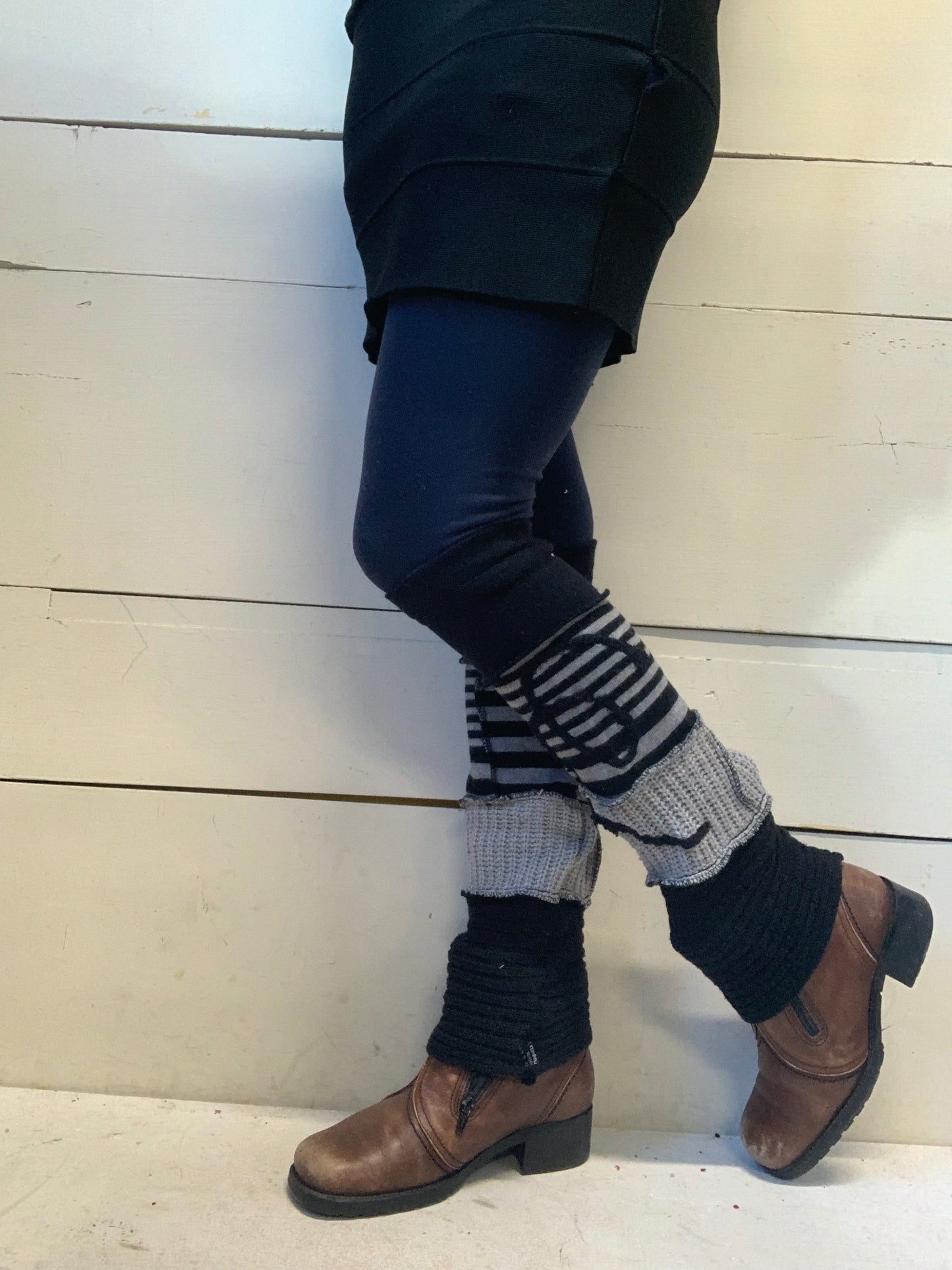 Jambière courte noir lignée ❤️