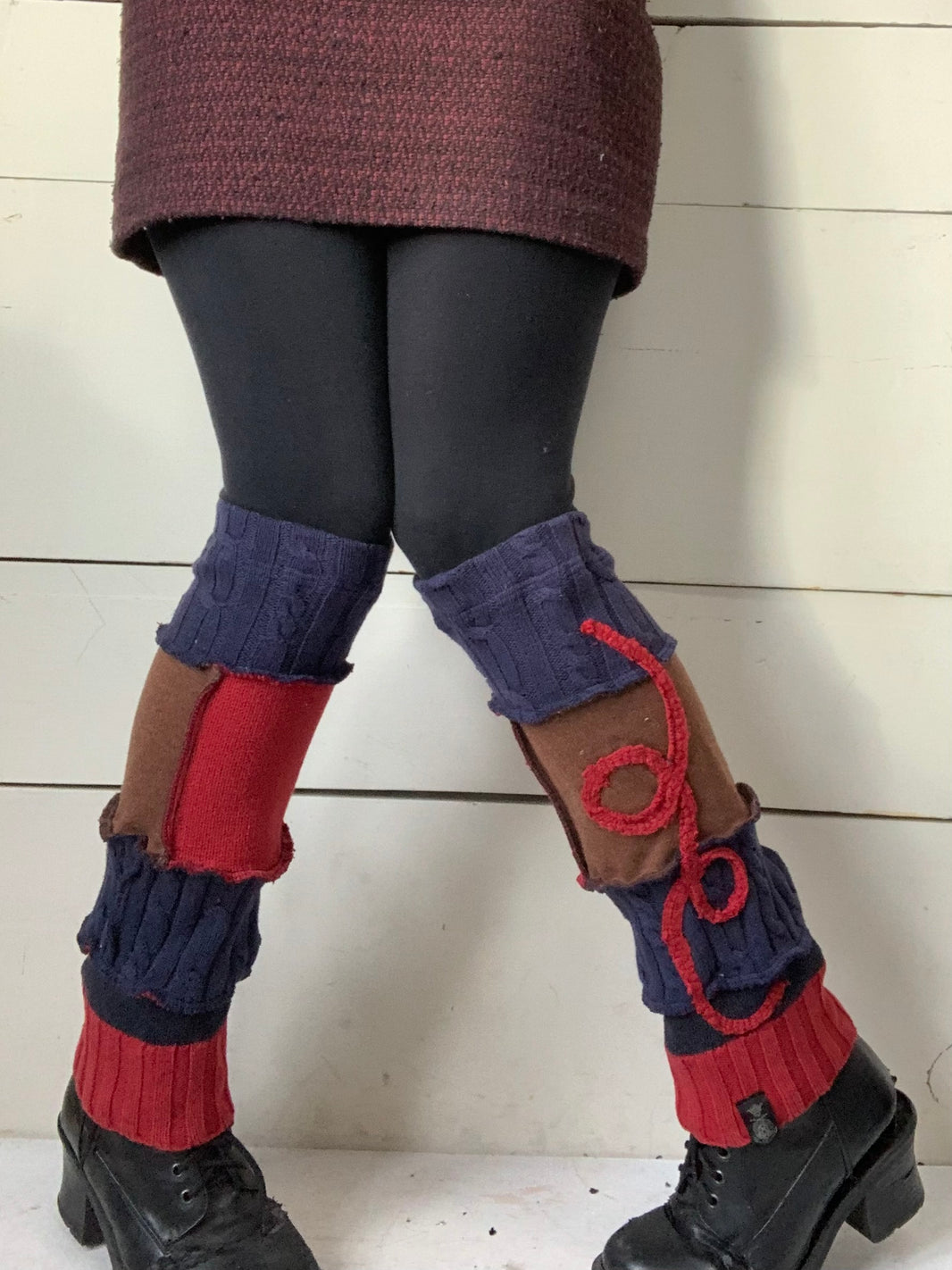 V28 Chaussettes Longues En Tricot Pour Femme Style Années 80, Rose